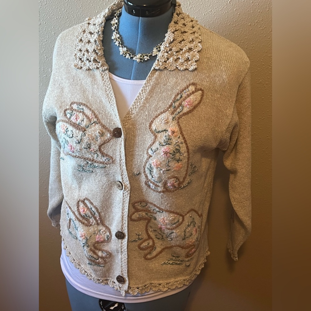 Cute Easter cardigan